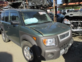 2003 HONDA ELEMENT EX OLIVE GREEN 2.4L VTEC AT 2WD A16375